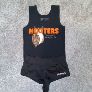 Hooters uniform tank+ cheeky shorts XS/XXS